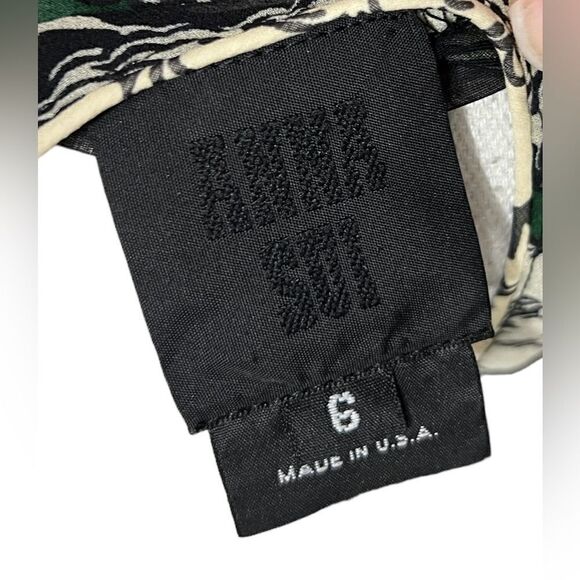 Anna Sui Vintage  Y2K Silk Abstract Print sleeveless Short  Dress Size 6 No Slip - Picture 5 of 6